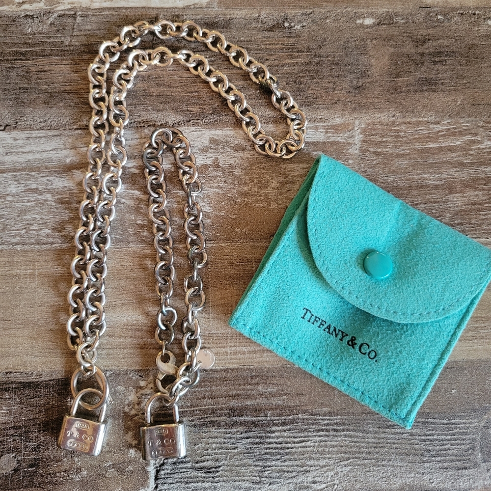 Authentic Tiffany & Co. Silver Padlock Lock 1837